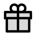 Gift SVG Icon